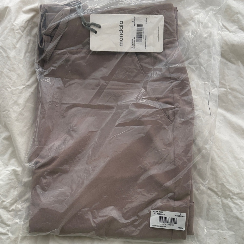 Mandala Macchiato Wide Leg Scrubs